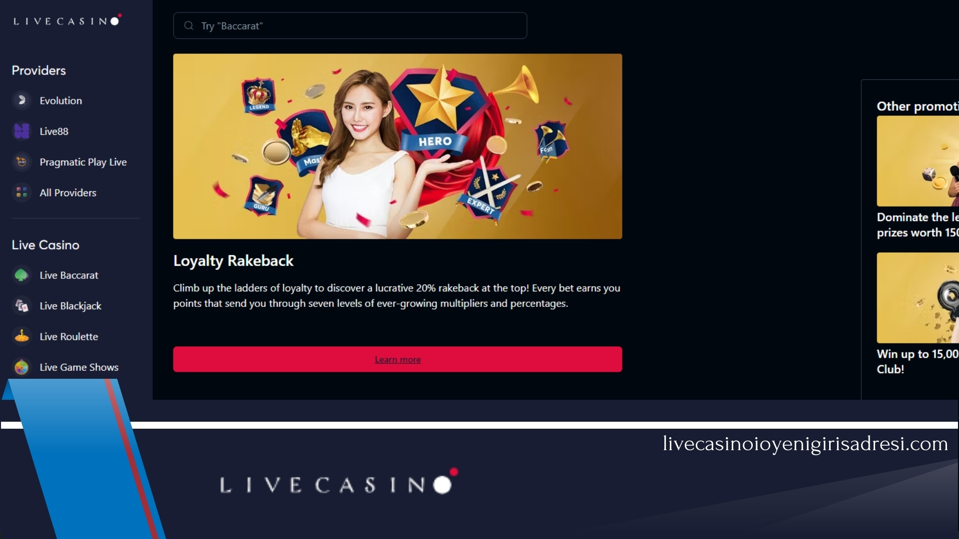 Livecasino.io Bahis