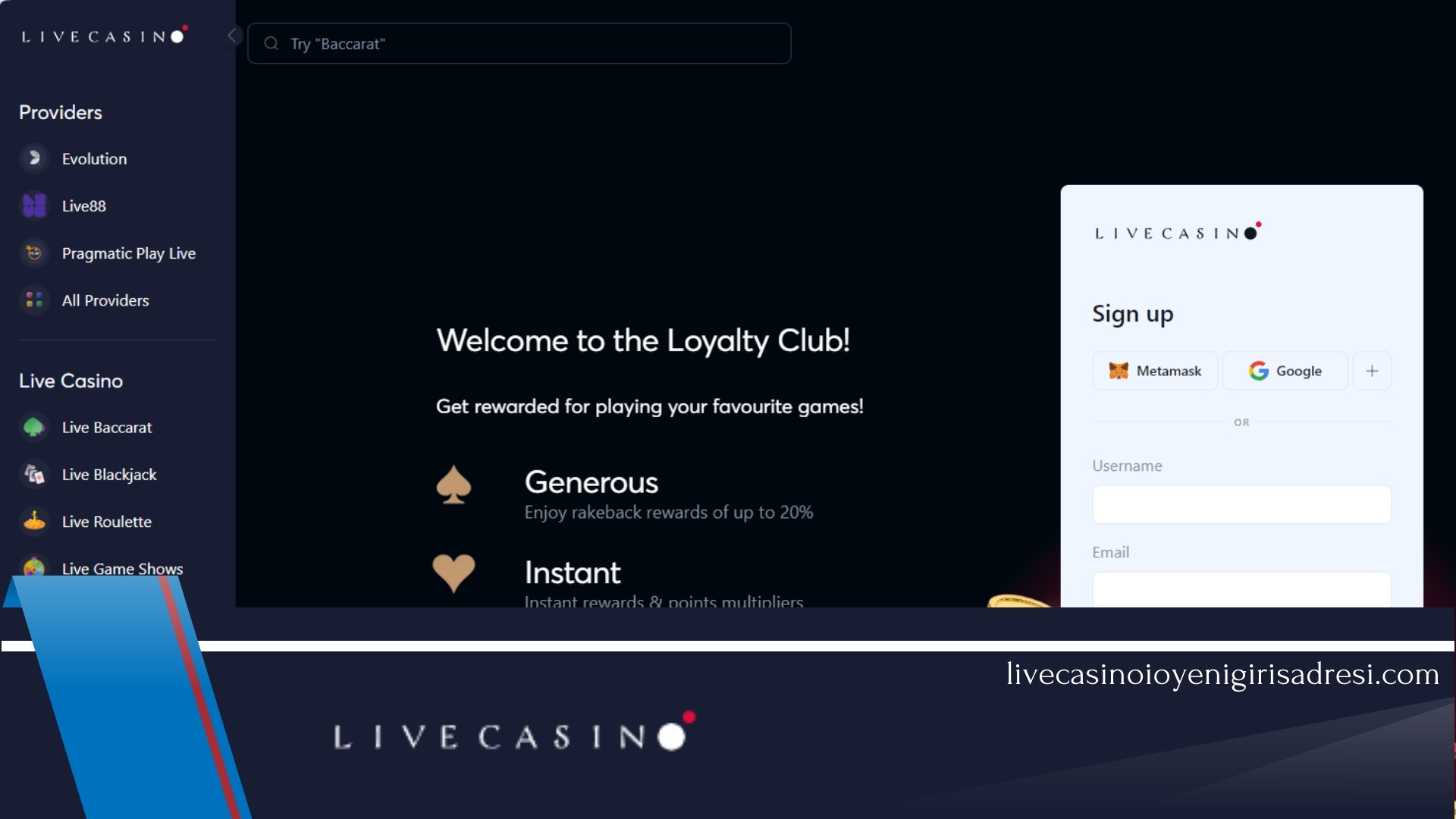 Livecasino.io Şikâyetler
